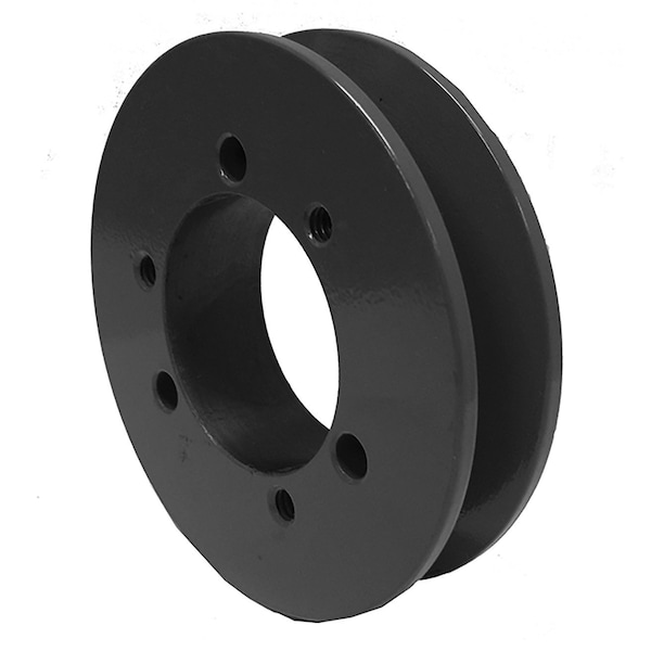 B&B Manufacturing Bushing 1 Groove V-Belt Pulley 6.35 inch OD 1B60SDS - main